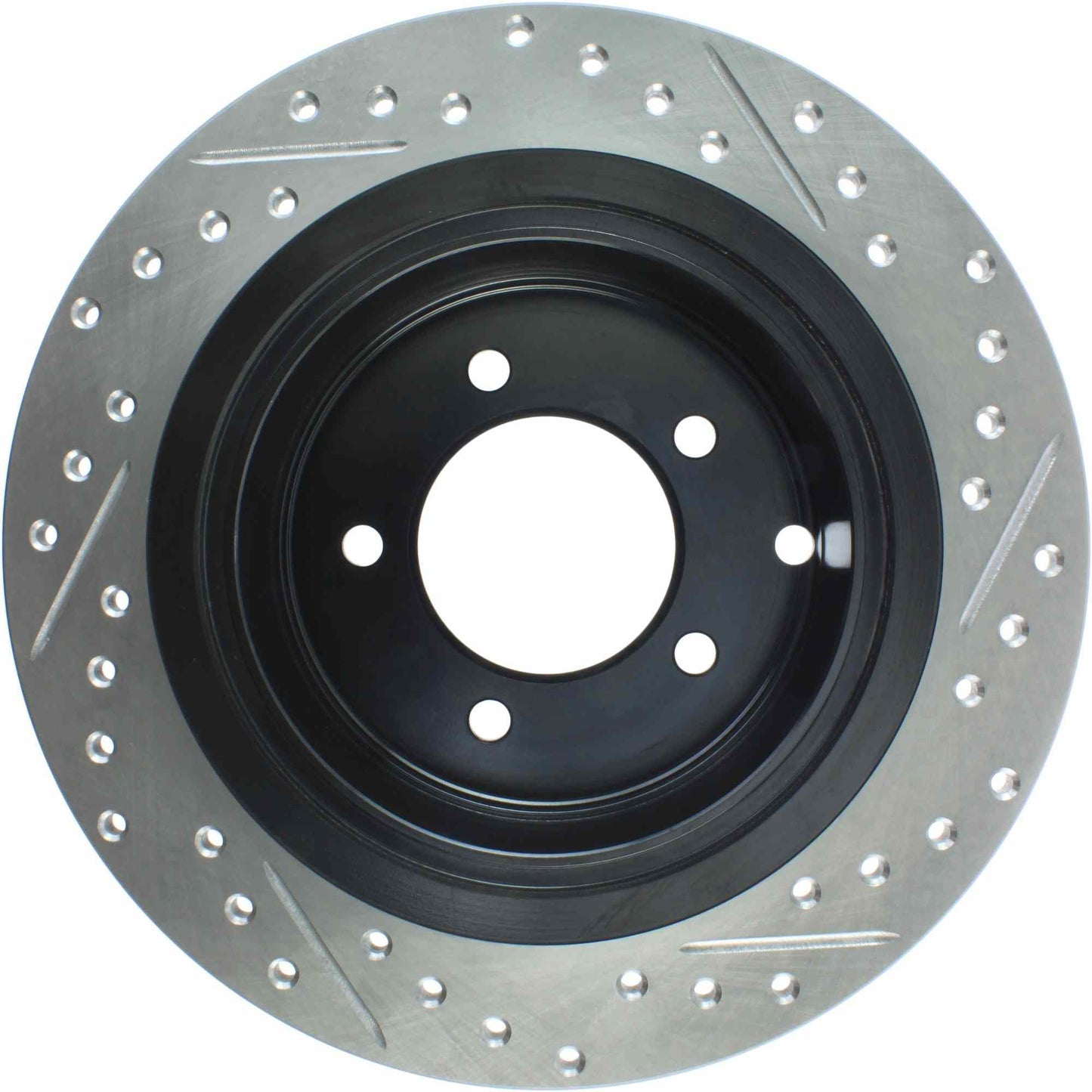 StopTech Sport Drilled/Slotted Brake Rotor; Rear Right