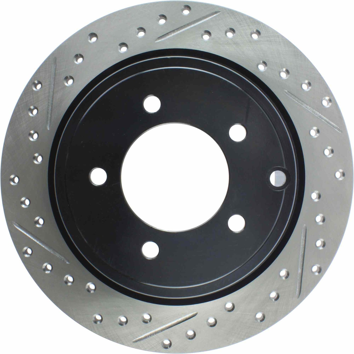 StopTech Sport Drilled/Slotted Brake Rotor; Rear Right