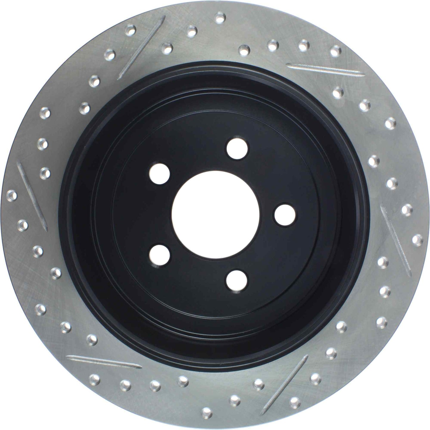 StopTech Sport Drilled/Slotted Brake Rotor; Rear Left