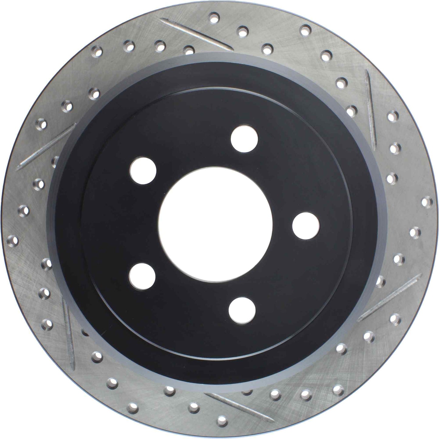 StopTech Sport Drilled/Slotted Brake Rotor; Rear Left