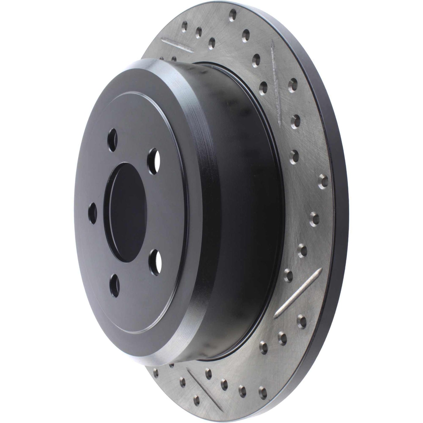 StopTech Sport Drilled/Slotted Brake Rotor; Rear Left
