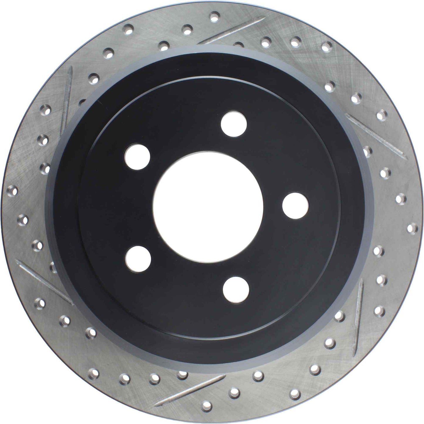 StopTech Sport Drilled/Slotted Brake Rotor; Rear Right