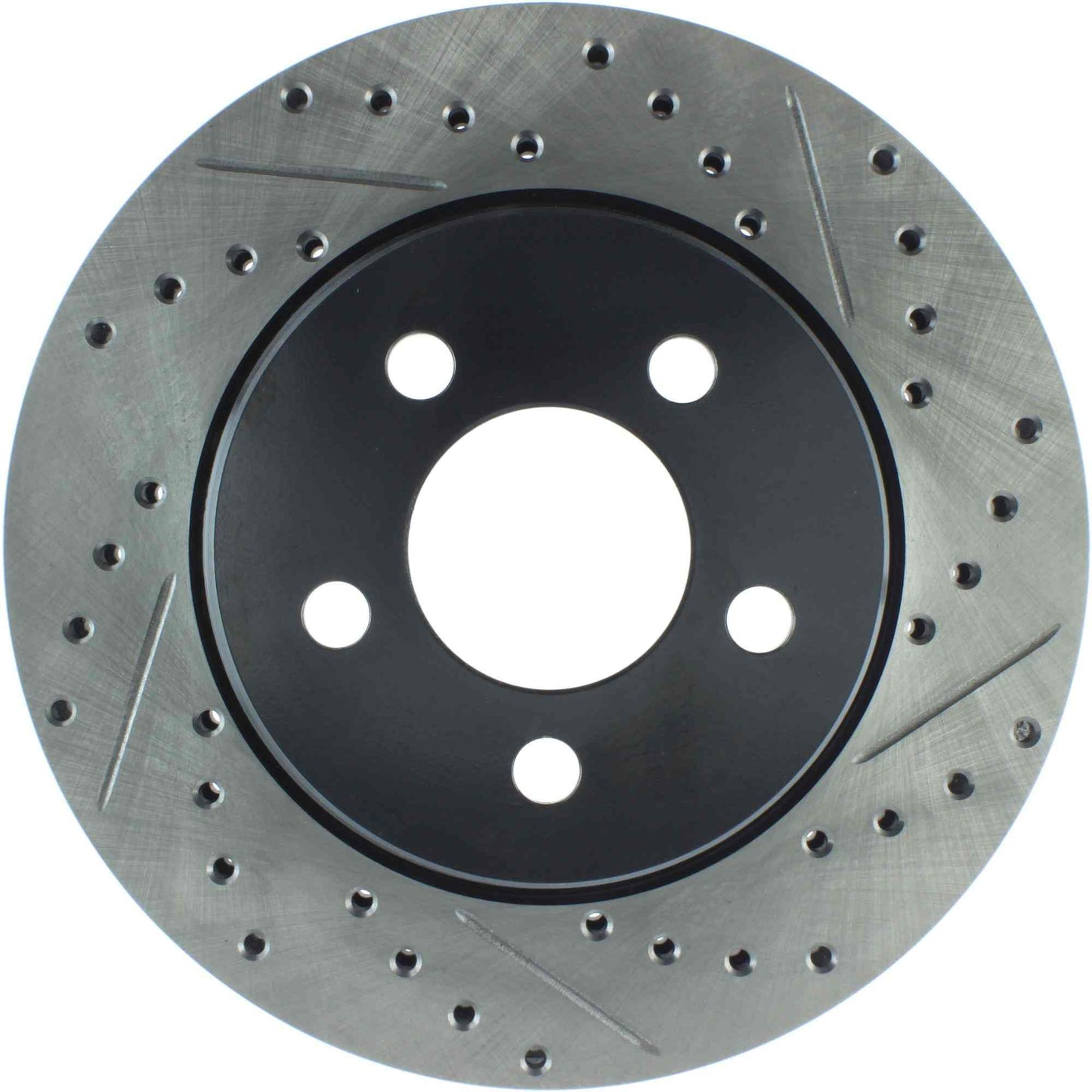 StopTech Sport Drilled/Slotted Brake Rotor; Front Left