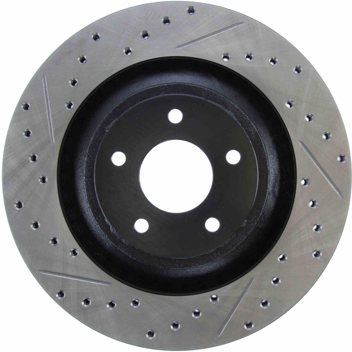 StopTech Sport Drilled/Slotted Brake Rotor; Front Right