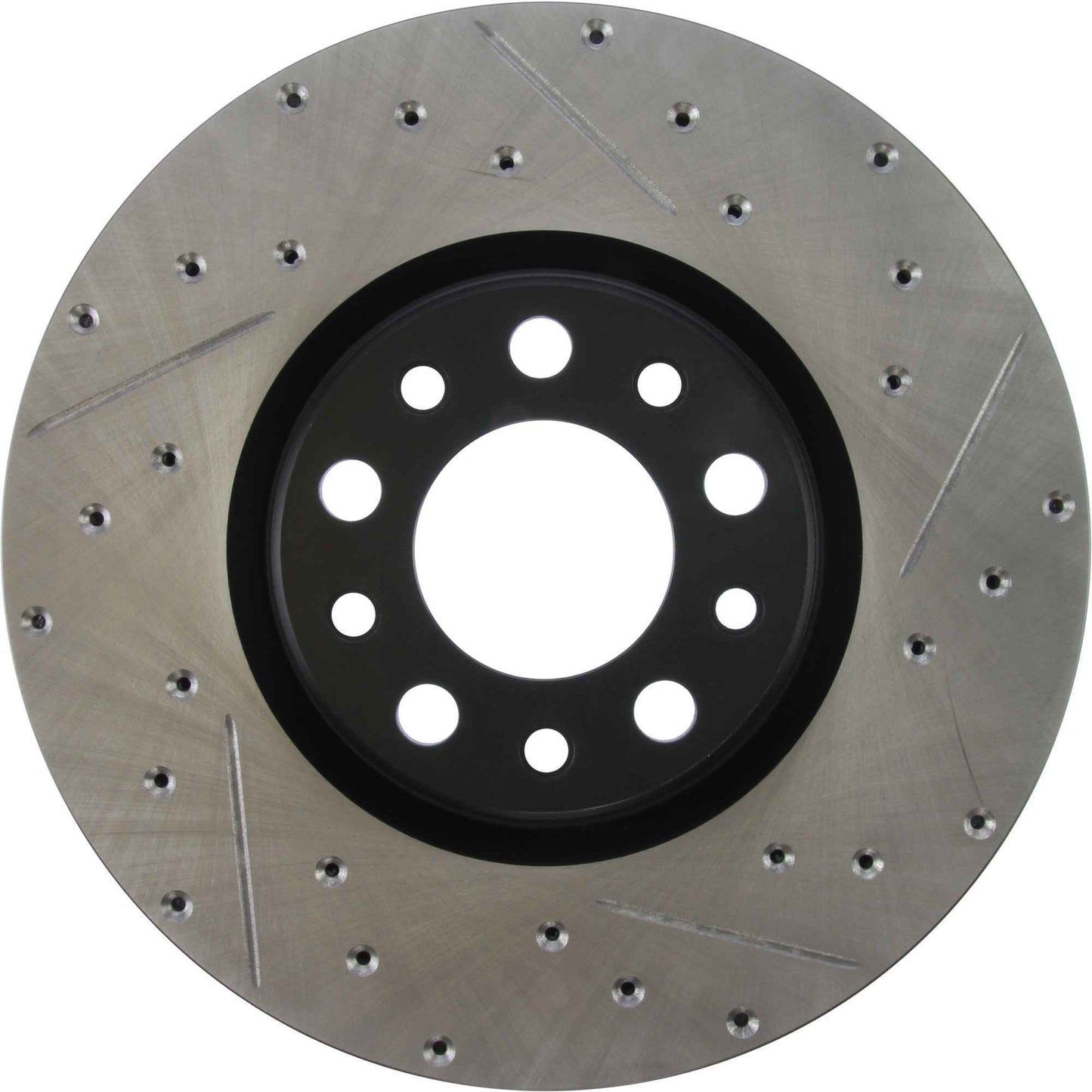StopTech 13+ Dodge Dart Performance Slotted & Drilled Front Left Rotor 127.63080L