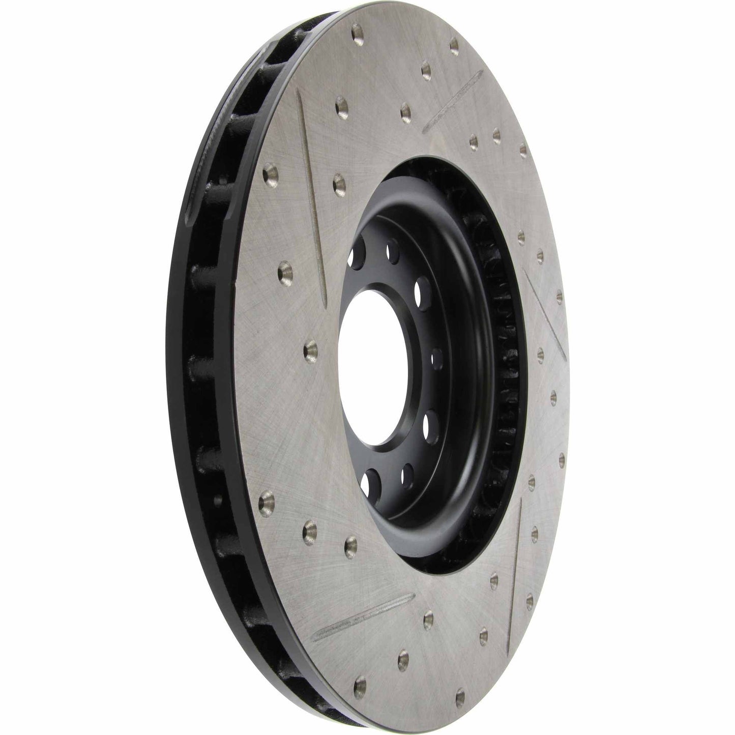 StopTech 13+ Dodge Dart Performance Slotted & Drilled Front Left Rotor 127.63080L