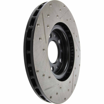 StopTech 13+ Dodge Dart Performance Slotted & Drilled Front Left Rotor 127.63080L