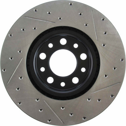 StopTech 13+ Dodge Dart Performance Slotted & Drilled Front Right Rotor 127.63080R