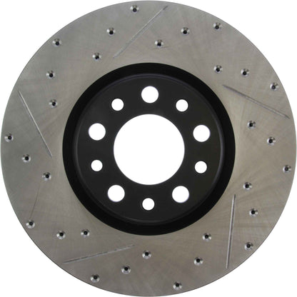 StopTech 13+ Dodge Dart Performance Slotted & Drilled Front Right Rotor 127.63080R