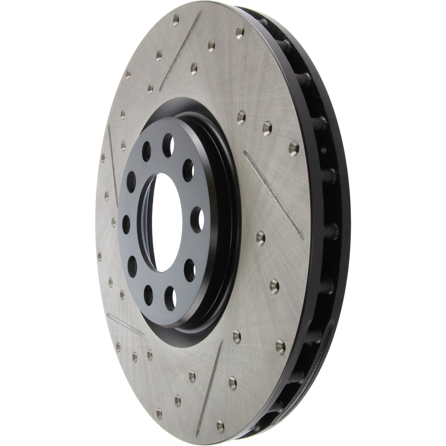 StopTech 13+ Dodge Dart Performance Slotted & Drilled Front Right Rotor 127.63080R
