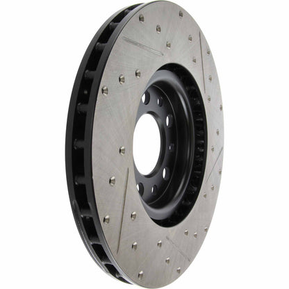 StopTech 13+ Dodge Dart Performance Slotted & Drilled Front Right Rotor 127.63080R