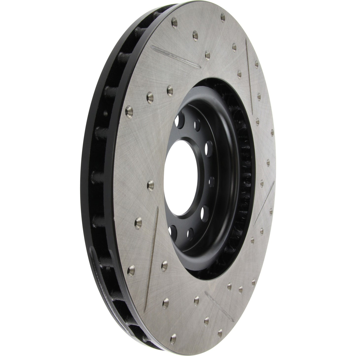 StopTech 13+ Dodge Dart Performance Slotted & Drilled Front Right Rotor 127.63080R