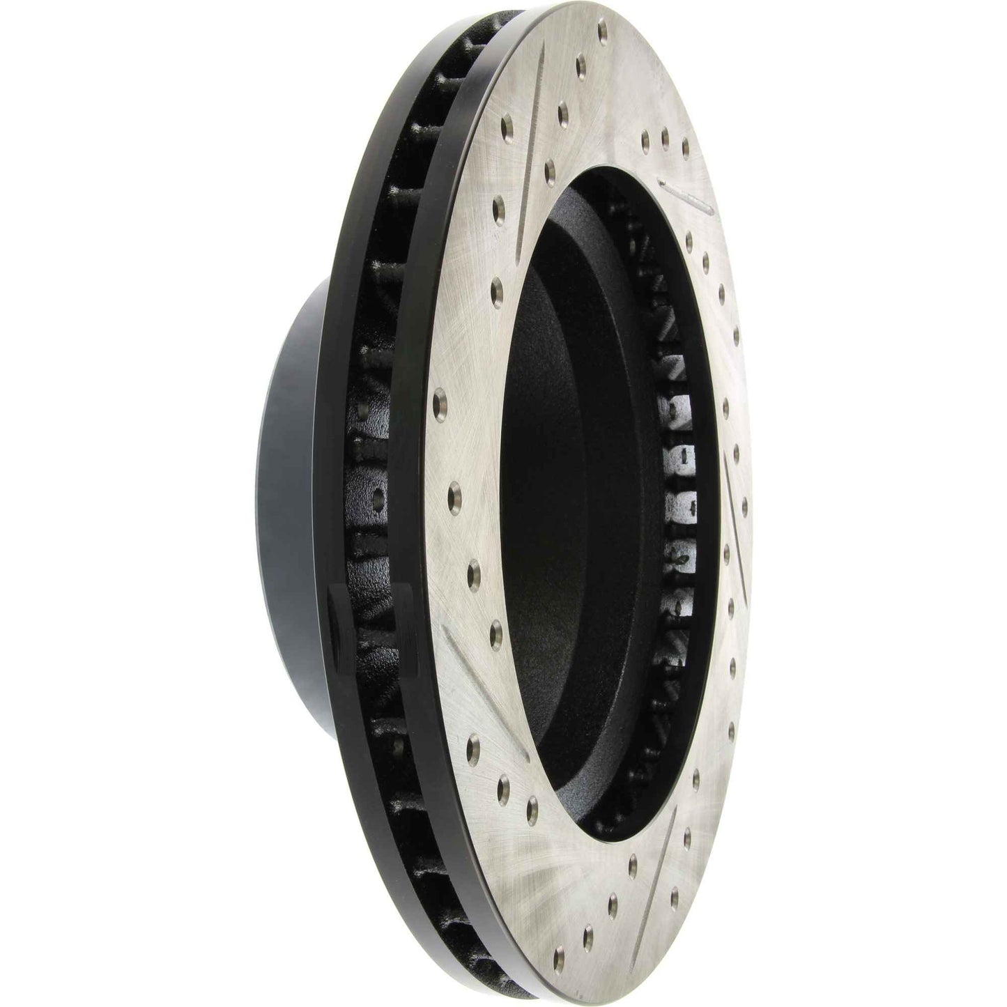 StopTech Sport Drilled/Slotted Brake Rotor; Front Left