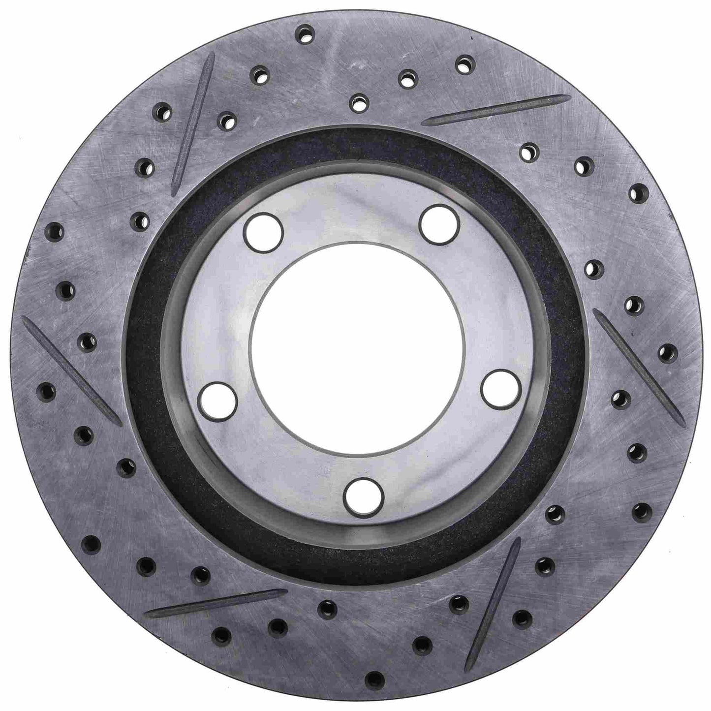 StopTech 76-93 Ford Bronco / F-150 SportStop Cryo Slotted & Drilled Front Left Rotor 127.65013CL