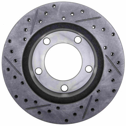 StopTech 76-93 Ford Bronco / F-150 SportStop Cryo Slotted & Drilled Front Left Rotor 127.65013CL