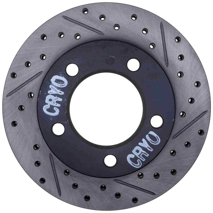 StopTech 76-93 Ford Bronco / F-150 SportStop Cryo Slotted & Drilled Front Left Rotor 127.65013CL