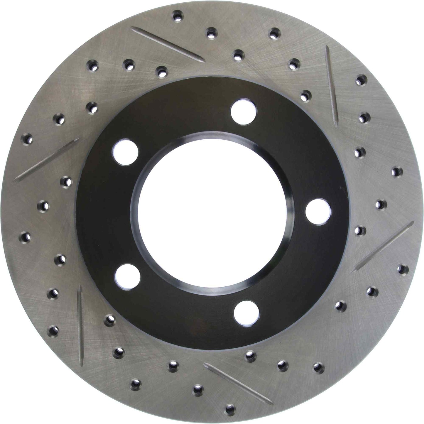 StopTech Sport Drilled/Slotted Brake Rotor; Front Left