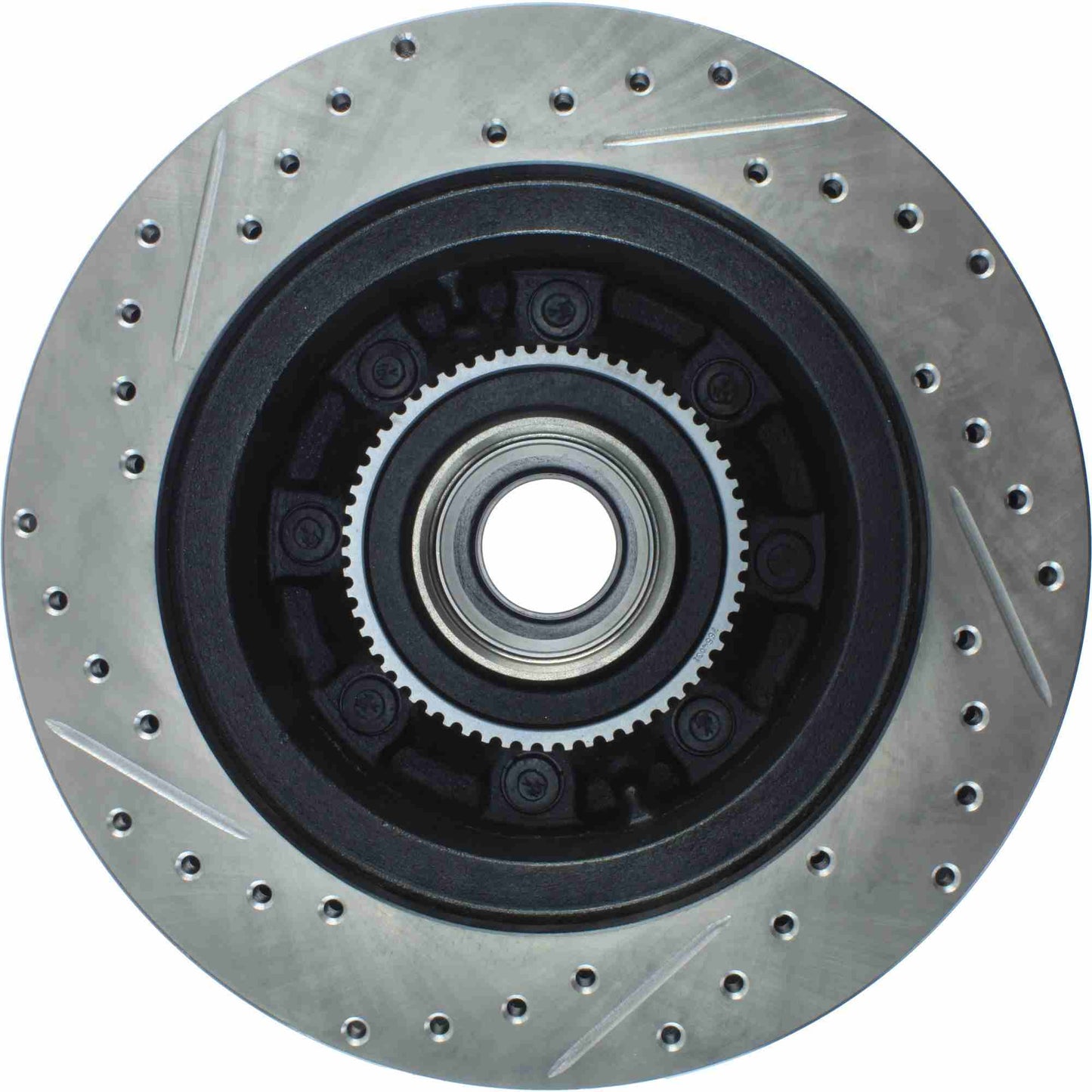 StopTech Sport Drilled/Slotted Brake Rotor; Front Right