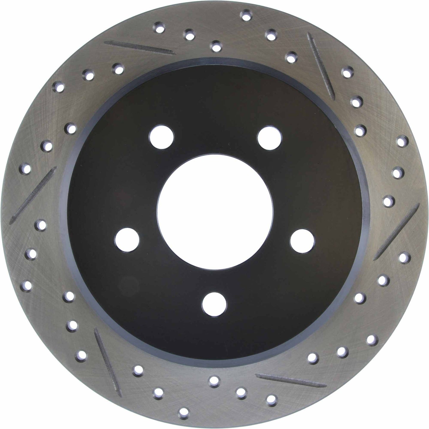 StopTech Sport Drilled/Slotted Brake Rotor; Rear Left