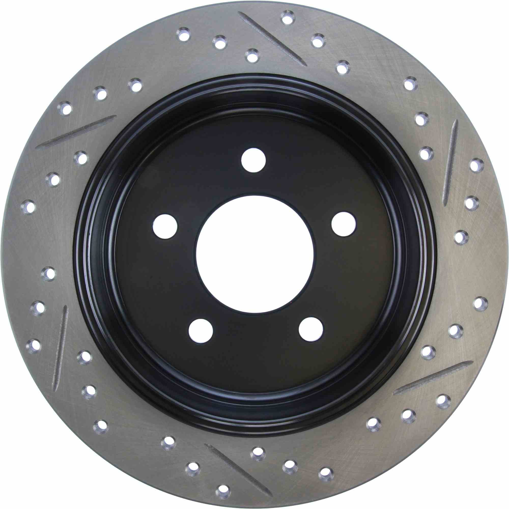 StopTech Sport Drilled/Slotted Brake Rotor; Rear Right