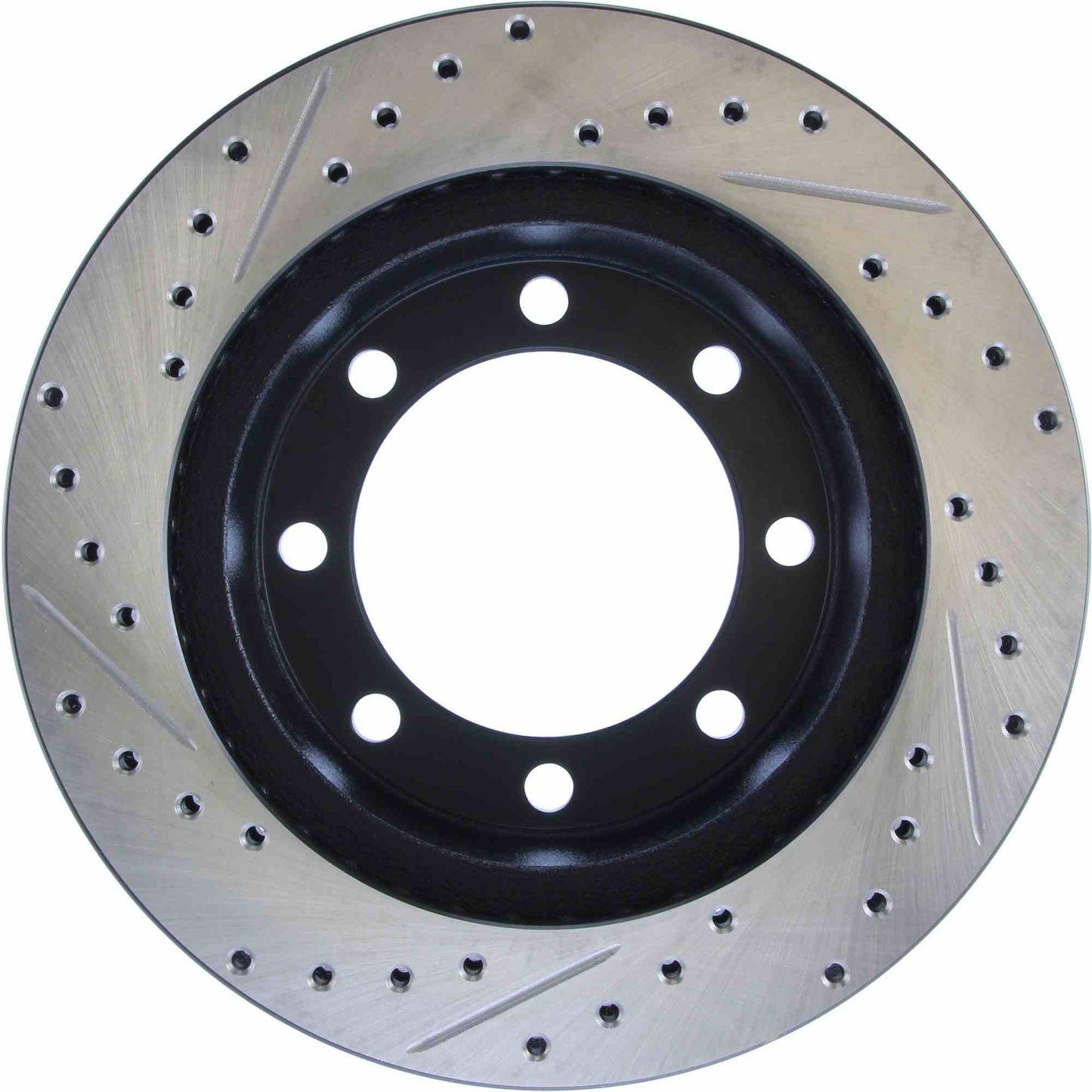 StopTech Sport Drilled/Slotted Brake Rotor; Front Left