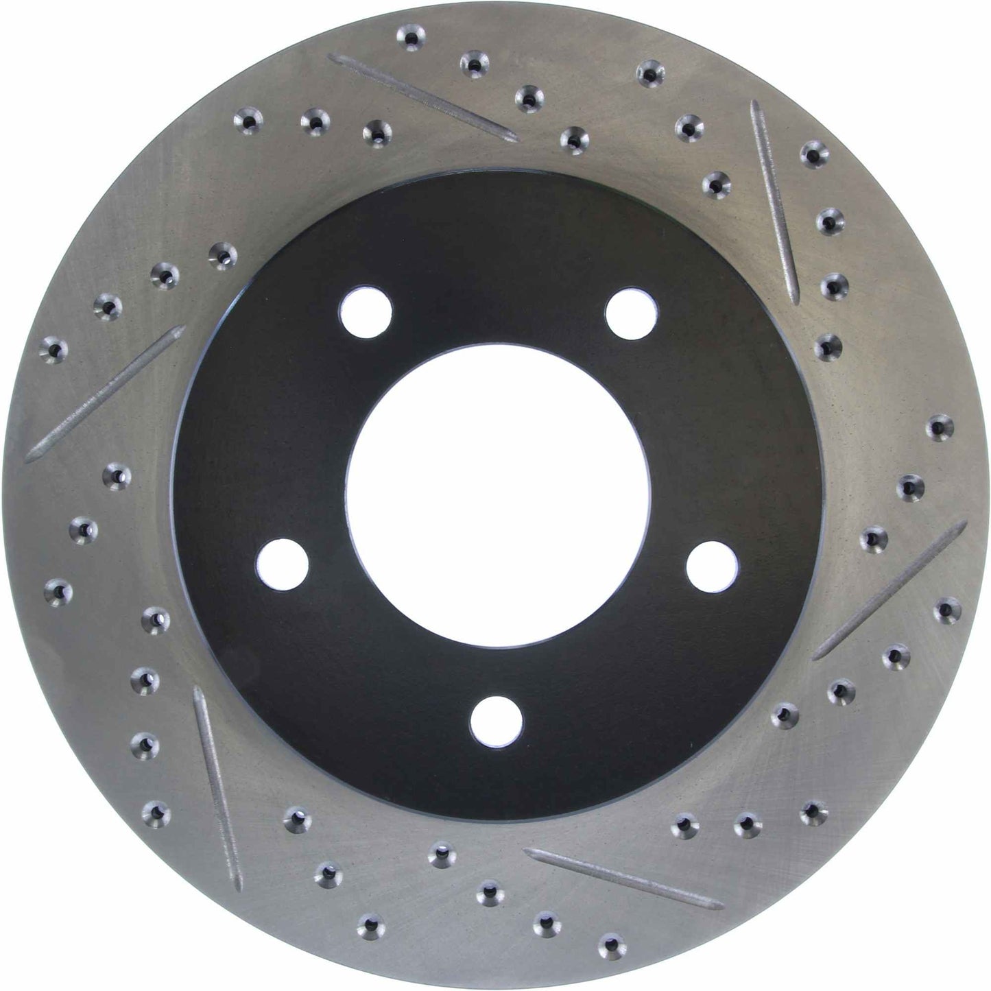 StopTech Sport Drilled/Slotted Brake Rotor; Front Left