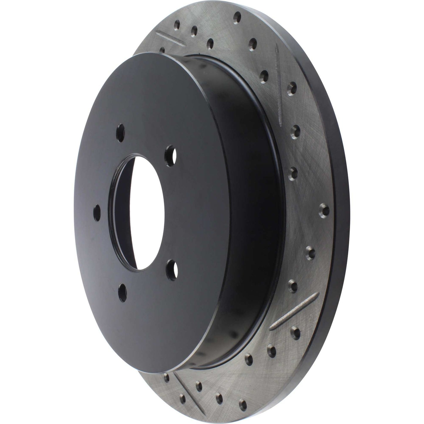 StopTech Sport Drilled/Slotted Brake Rotor; Rear Left