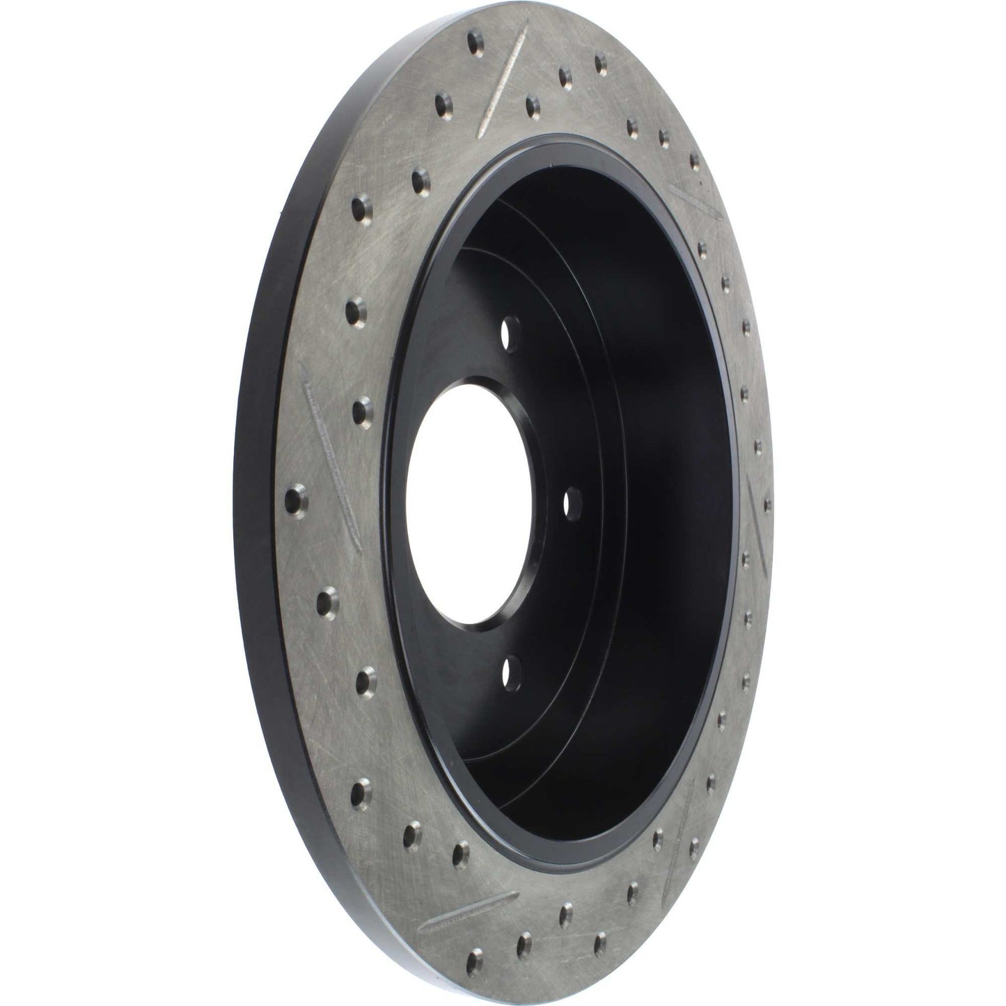 StopTech Sport Drilled/Slotted Brake Rotor; Rear Left