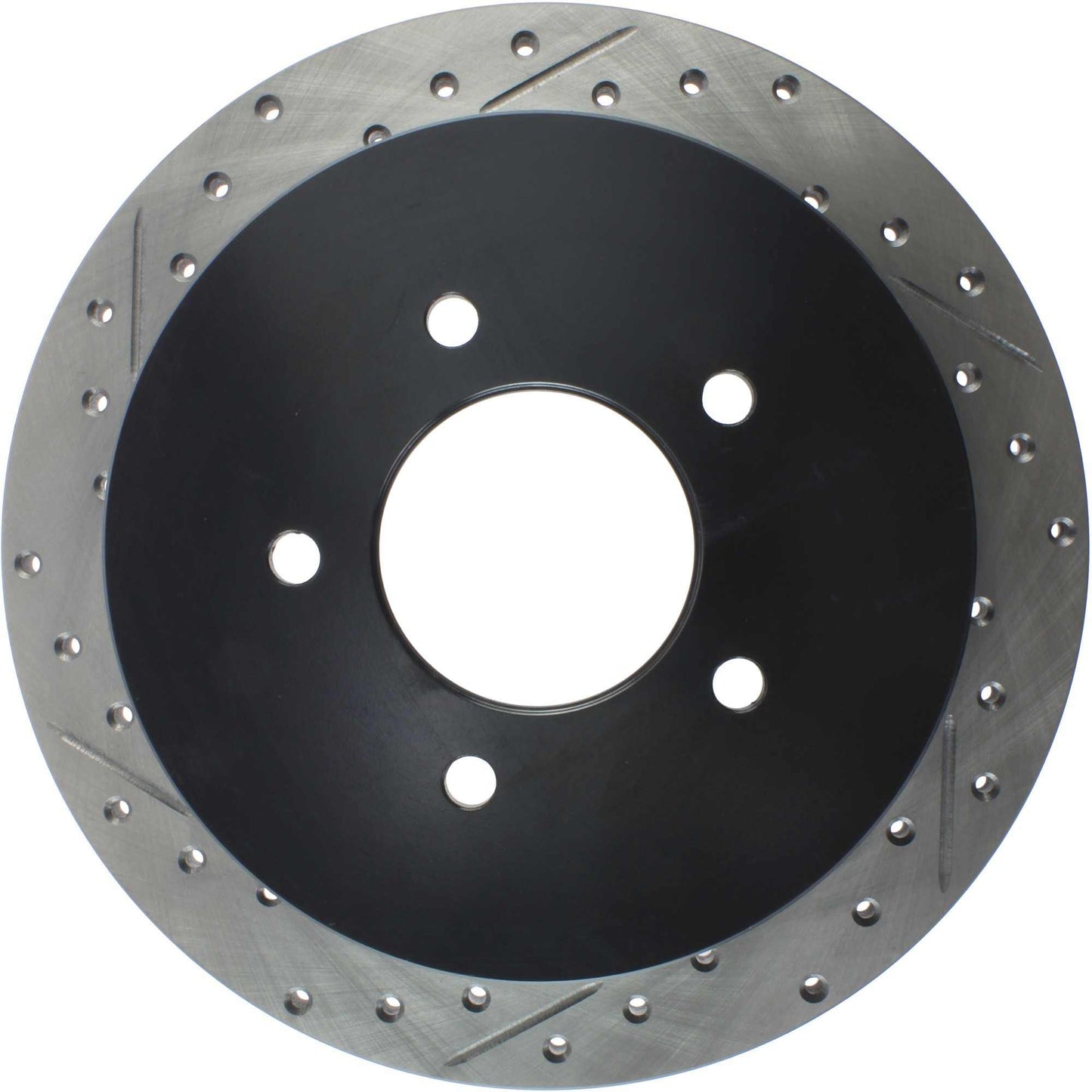 StopTech Sport Drilled/Slotted Brake Rotor; Rear Right