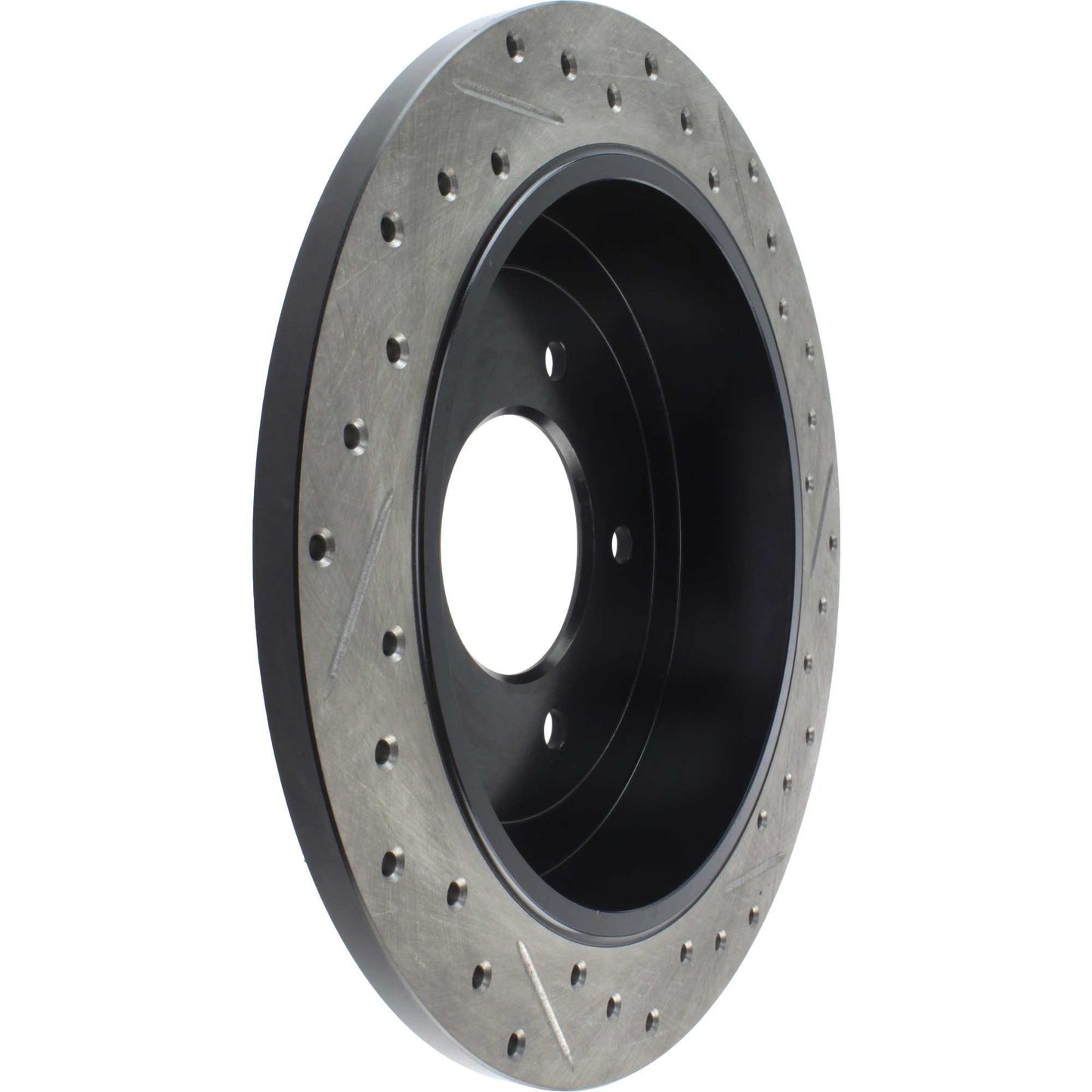 StopTech Sport Drilled/Slotted Brake Rotor; Rear Right