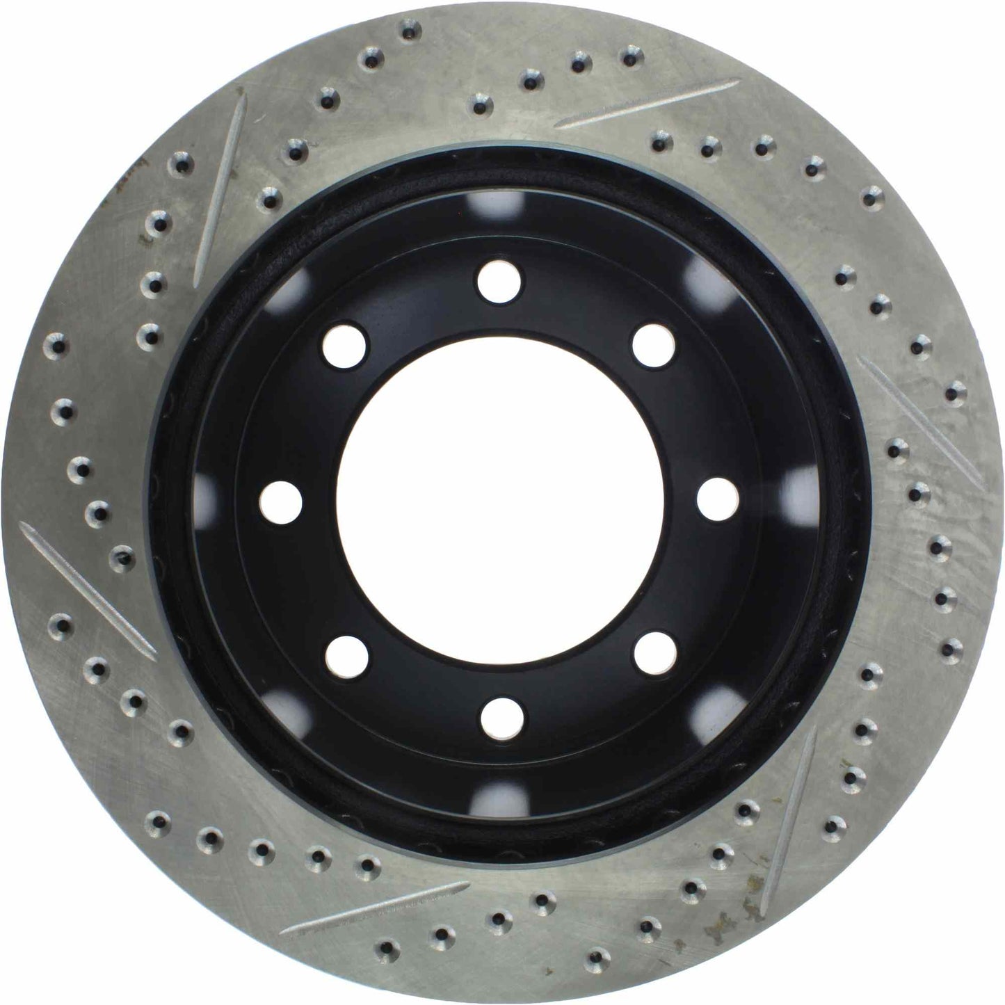 StopTech Sport Drilled/Slotted Brake Rotor; Rear Left