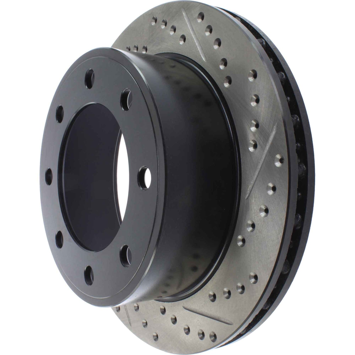 StopTech Sport Drilled/Slotted Brake Rotor; Rear Left