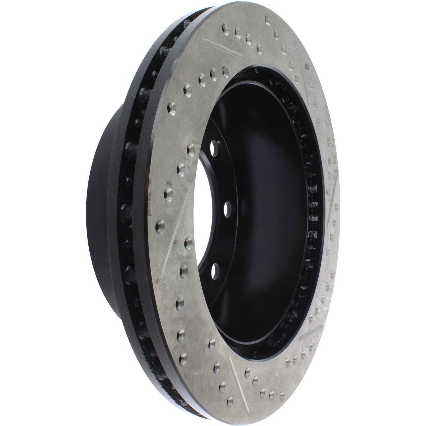 StopTech Sport Drilled/Slotted Brake Rotor; Rear Right