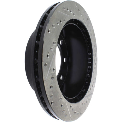 StopTech Sport Drilled/Slotted Brake Rotor; Rear Right