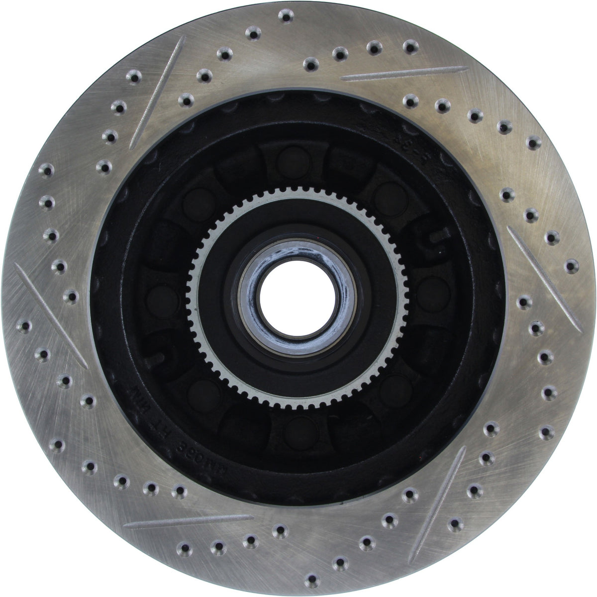 StopTech Sport Drilled/Slotted Brake Rotor; Front Left
