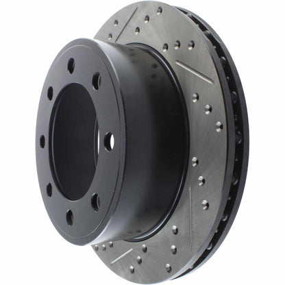 StopTech Sport Cryo Drilled/Slotted Brake Rotor; Rear Right