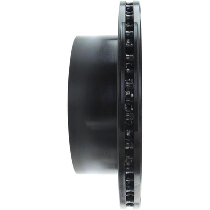 StopTech Sport Drilled/Slotted Brake Rotor; Rear Left