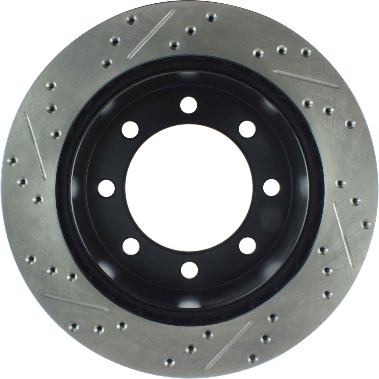 StopTech Sport Drilled/Slotted Brake Rotor; Rear Left