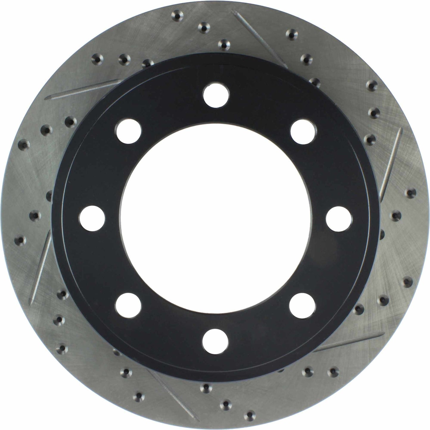 StopTech Sport Drilled/Slotted Brake Rotor; Rear Left