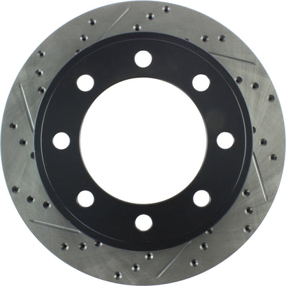 StopTech Sport Drilled/Slotted Brake Rotor; Rear Right