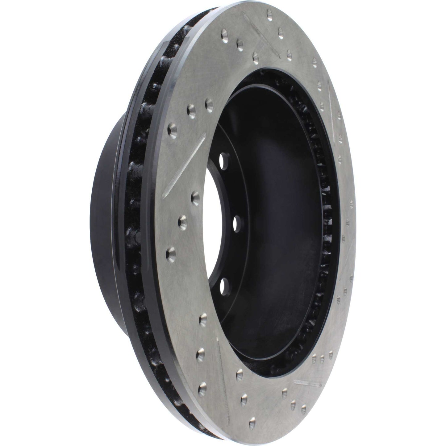 StopTech Sport Drilled/Slotted Brake Rotor; Rear Right