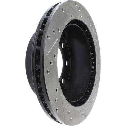 StopTech Sport Drilled/Slotted Brake Rotor; Rear Right