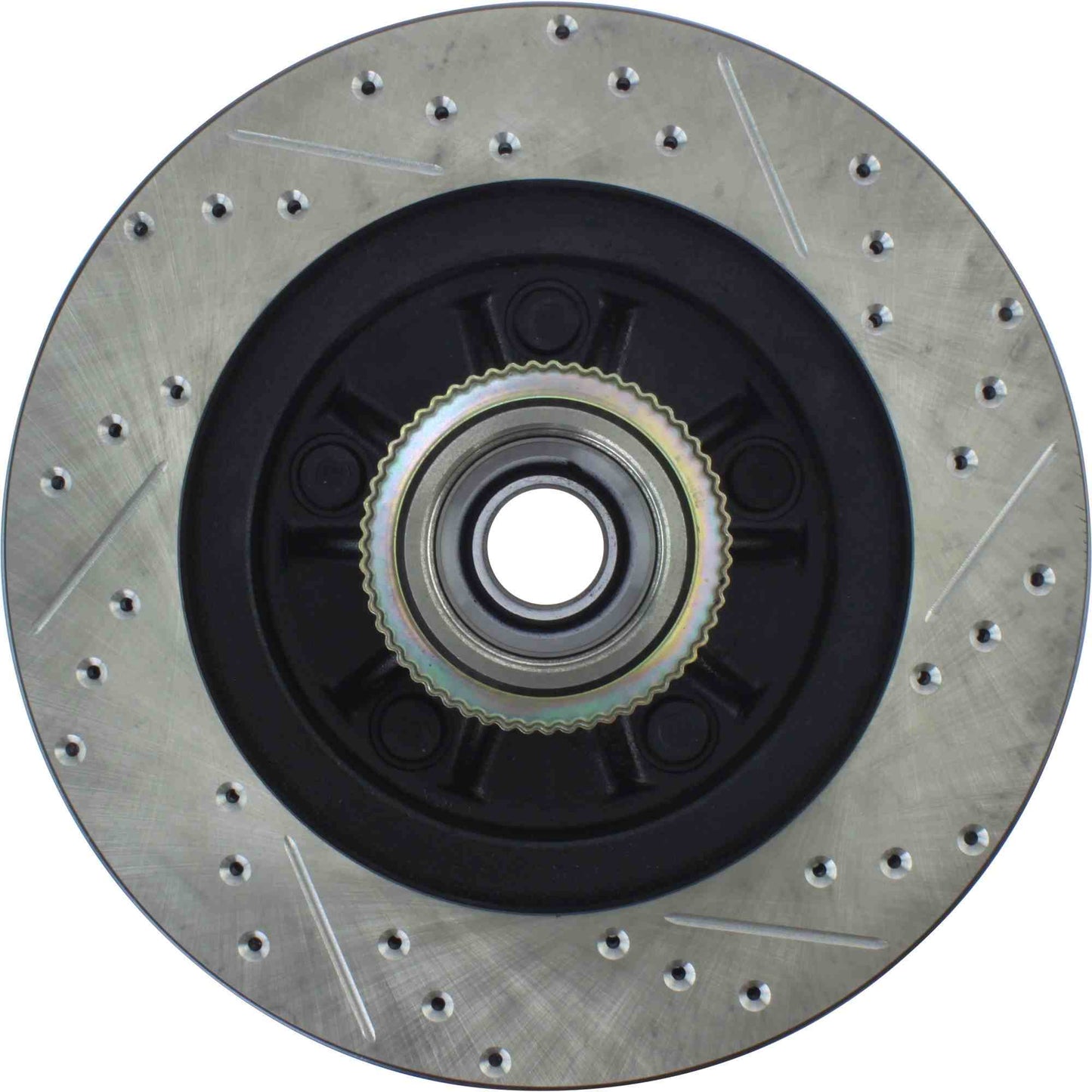 StopTech Sport Cryo Drilled/Slotted Brake Rotor; Front Right