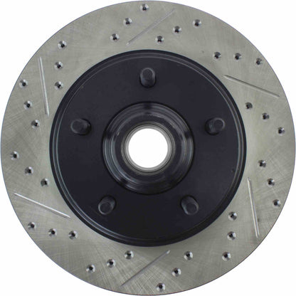 StopTech Sport Cryo Drilled/Slotted Brake Rotor; Front Right
