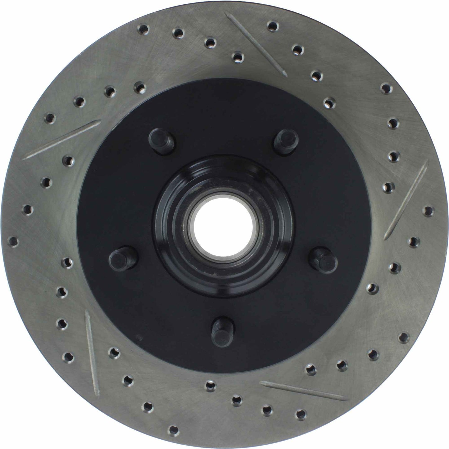 StopTech Sport Drilled/Slotted Brake Rotor; Front Left