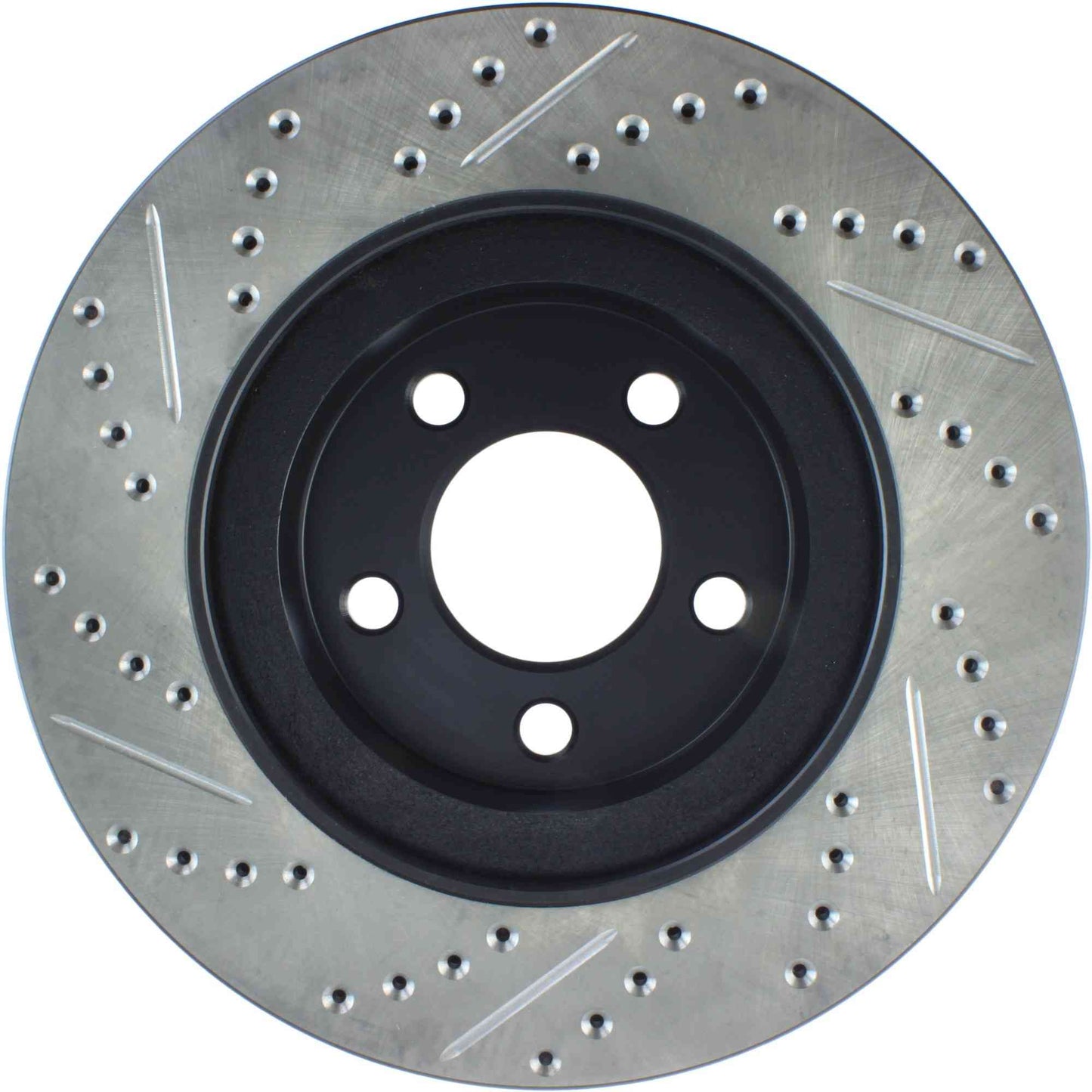 StopTech Sport Drilled/Slotted Brake Rotor; Front Left