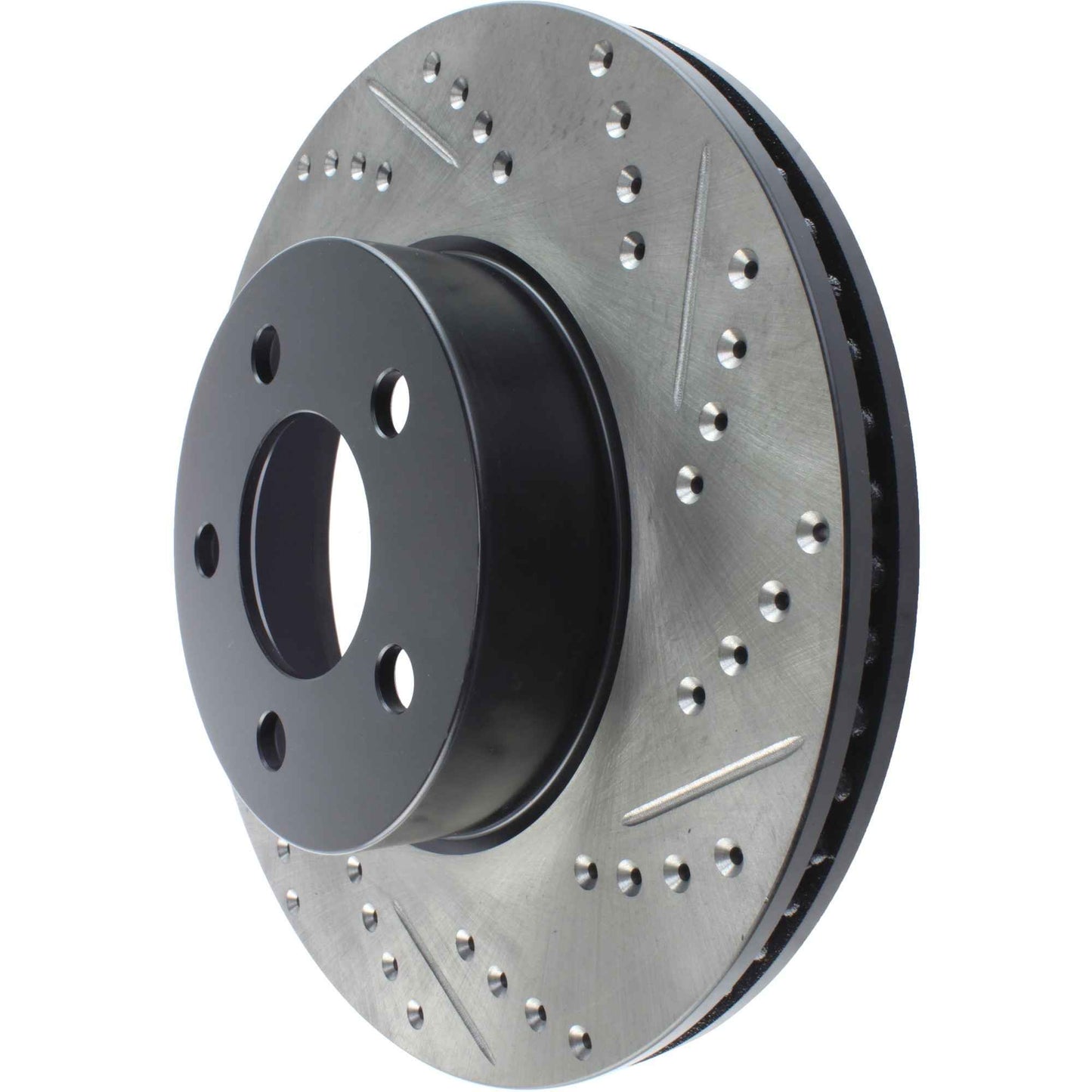 StopTech Sport Drilled/Slotted Brake Rotor; Front Left