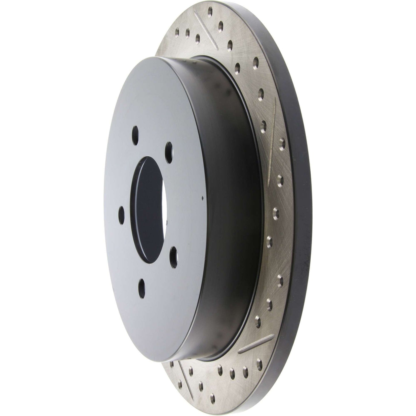 StopTech Sport Drilled/Slotted Brake Rotor; Rear Left