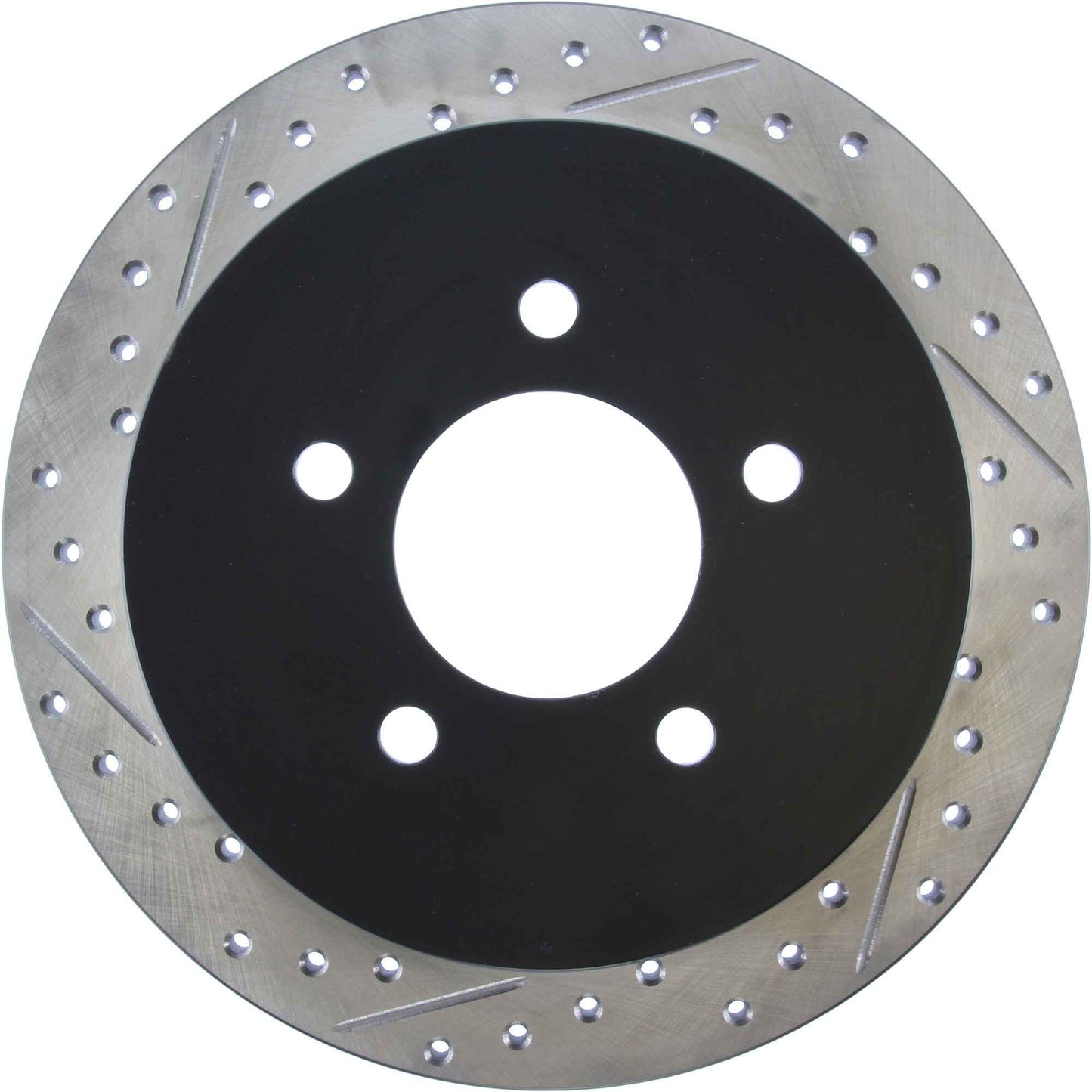 StopTech Sport Drilled/Slotted Brake Rotor; Rear Right