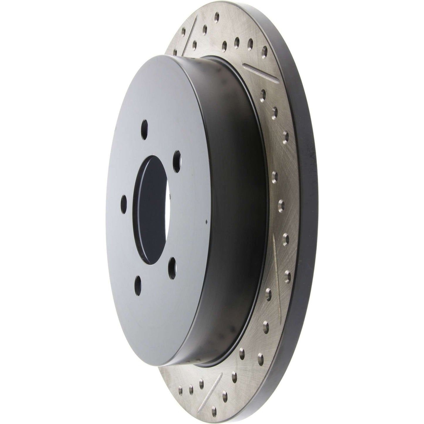 StopTech Sport Drilled/Slotted Brake Rotor; Rear Right